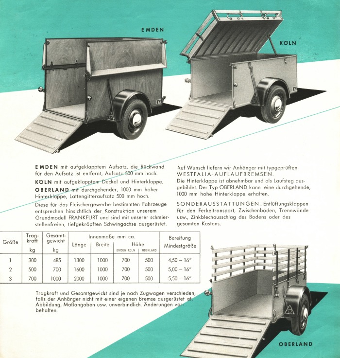 Westfalia 1955 Fleischgewebe 02